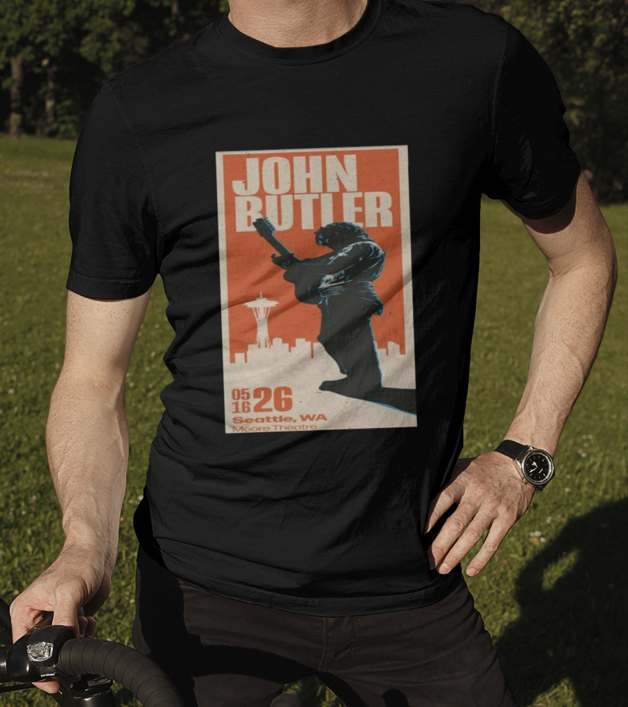 John Butler Live At Moore Theatre Seattle WA May 16 2026 T-Shirt
