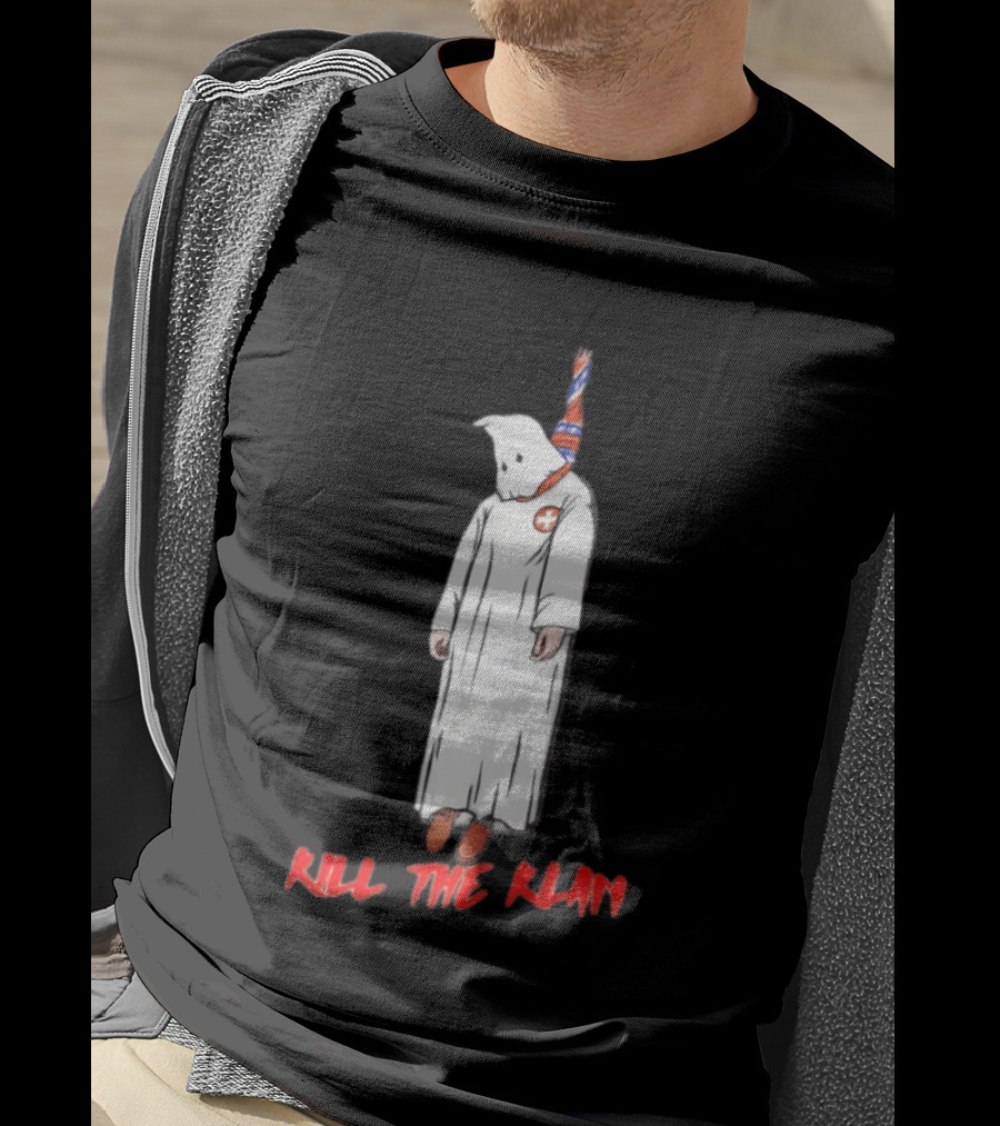 Kill The Klan Anti Fascist Message Iconic Protest T-Shirt