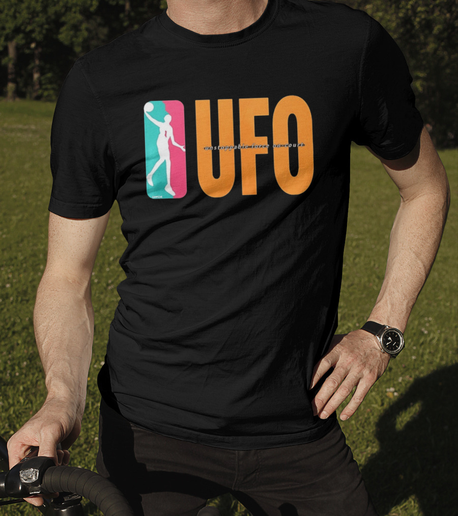 UFO Unstoppable Force On Court San Antonio Spurs T-Shirt