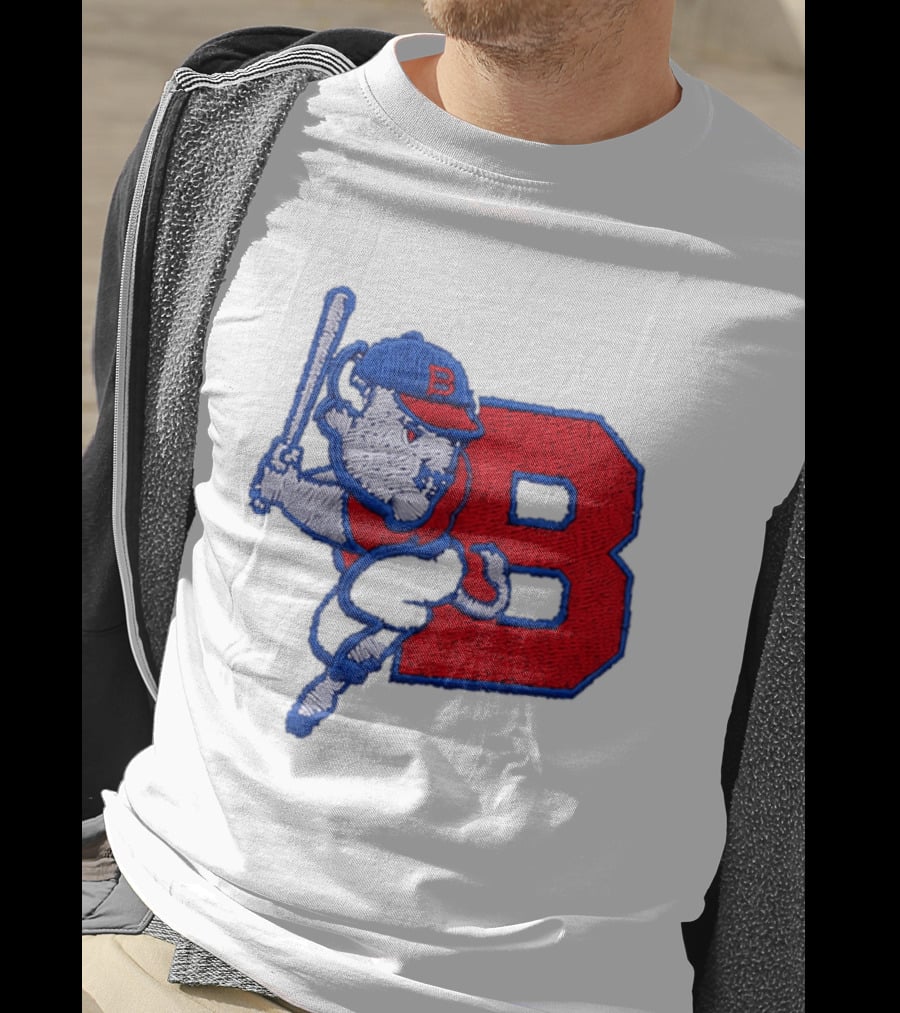 2026 Buffalo Bisons Big League Chew B Logo Baseball Bat Hitting Buffalo Embroidery Hat T-Shirt