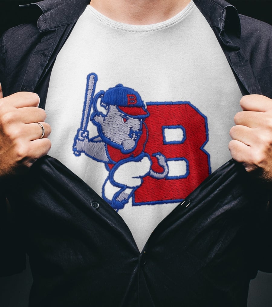 2026 Buffalo Bisons Big League Chew B Logo Baseball Bat Hitting Buffalo Embroidery Hat T-Shirt