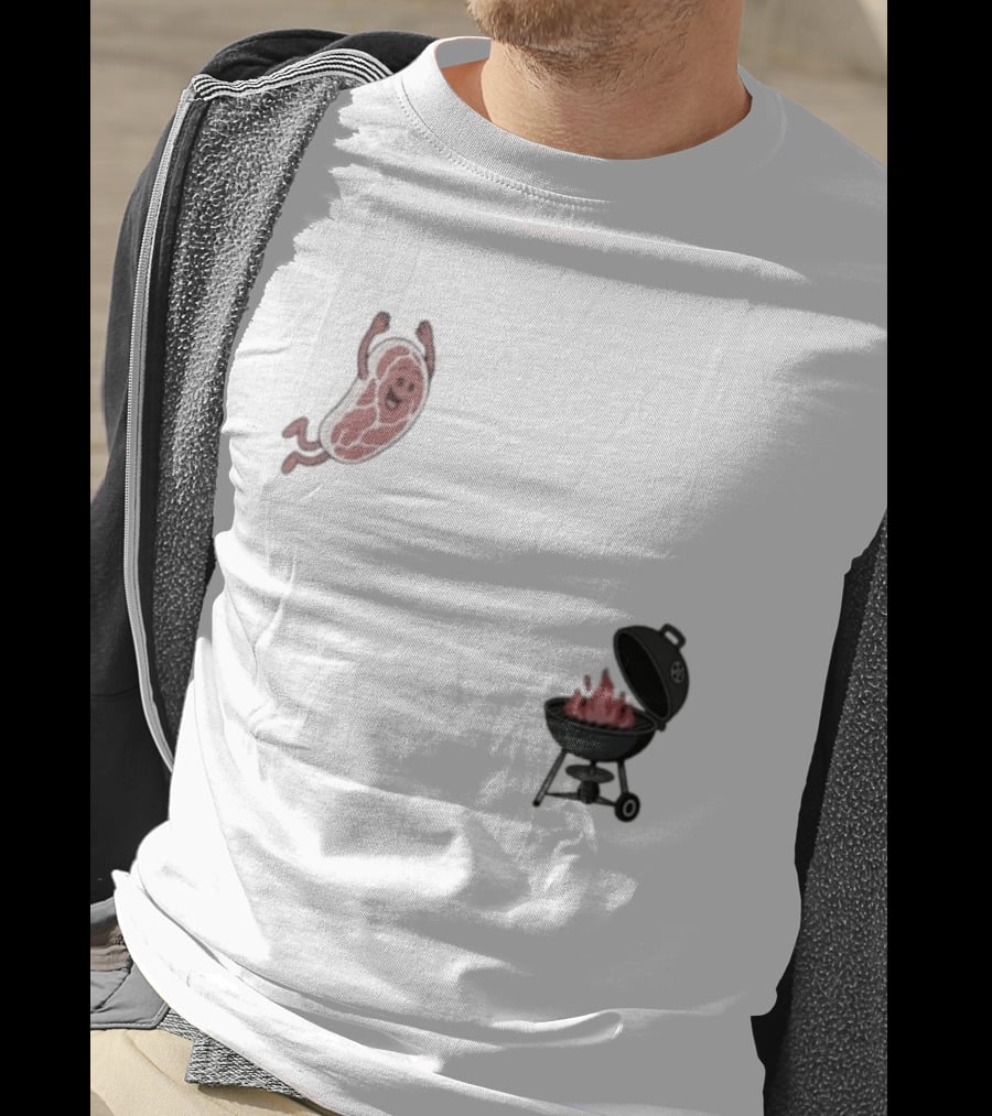 BBQ Jumping Steak 2026 Funny Grill T-Shirt