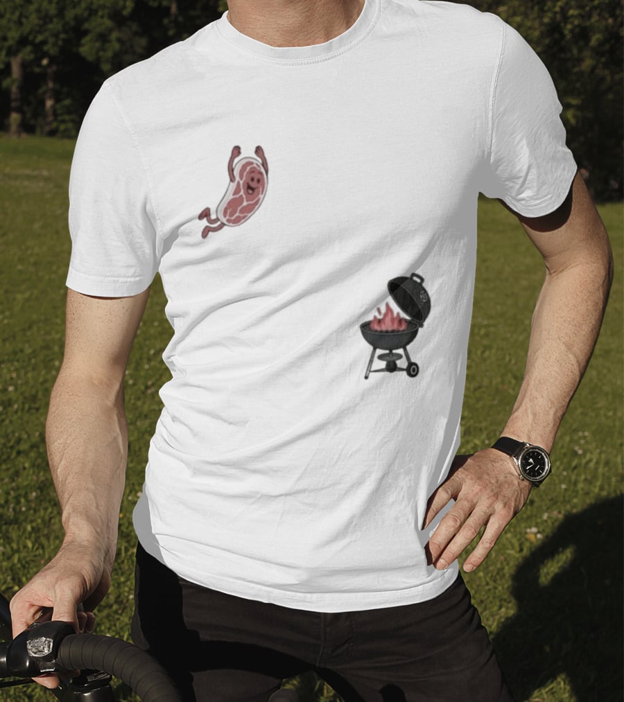 BBQ Jumping Steak 2026 Funny Grill T-Shirt