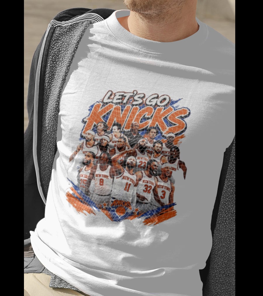 Let's Go Knicks New York Knicks Basketball 2026 Team Players T-Shirt