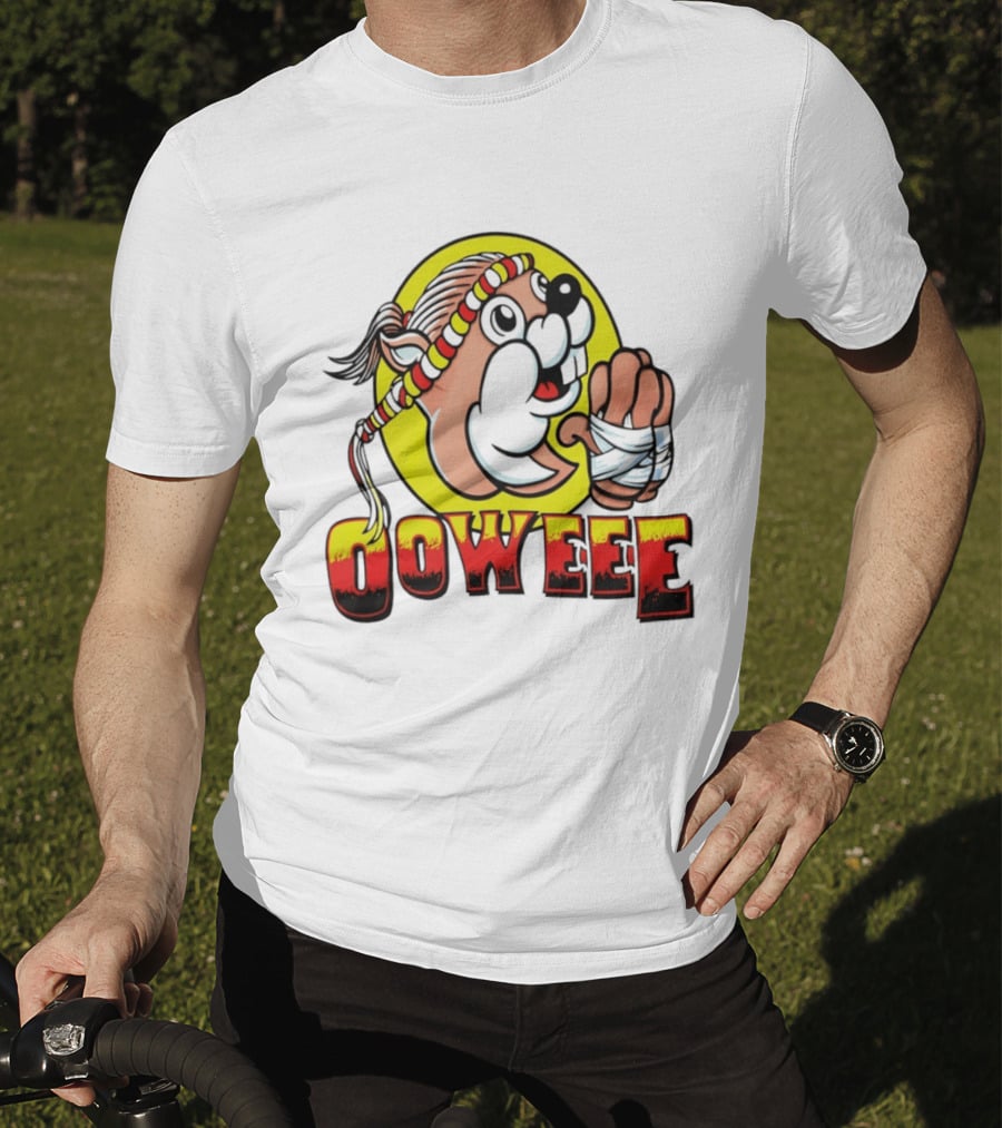 Buc Ees Muay Thai Beaver Ooweee Fighter T-Shirt