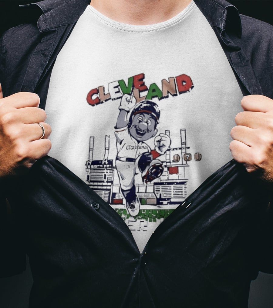 Cleveland Guardians Mario Power Up Gaming Baseball MLB 2026 Season Trending T-Shirt
