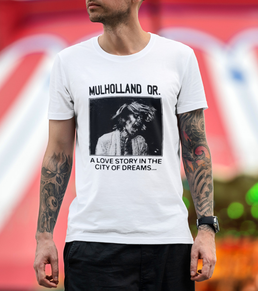 Mulholland Dr. A Love Story In The City Of Dreams Vintage Noir Aesthetic T-Shirt