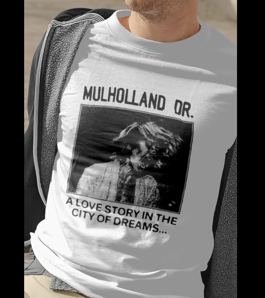 Mulholland Dr. A Love Story In The City Of Dreams Vintage Noir Aesthetic T-Shirt