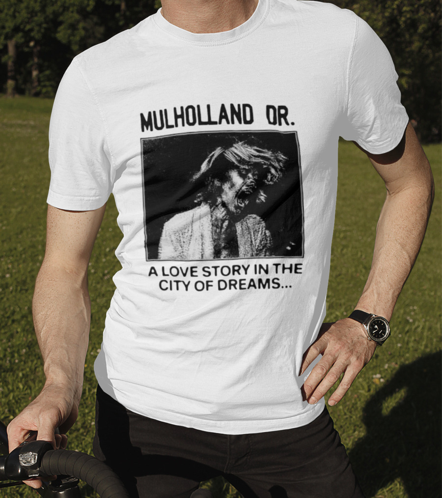 Mulholland Dr. A Love Story In The City Of Dreams Vintage Noir Aesthetic T-Shirt