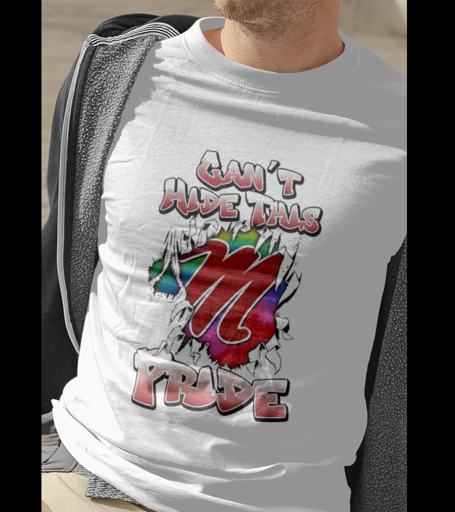 Can't Hide This Pride Ole Miss Rebels M T-Shirt