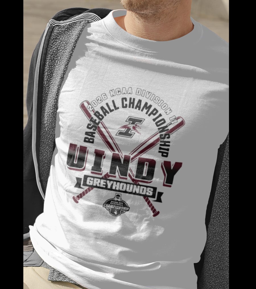 2026 NCAA Division II Baseball Championship UIndy Greyhounds T-Shirt
