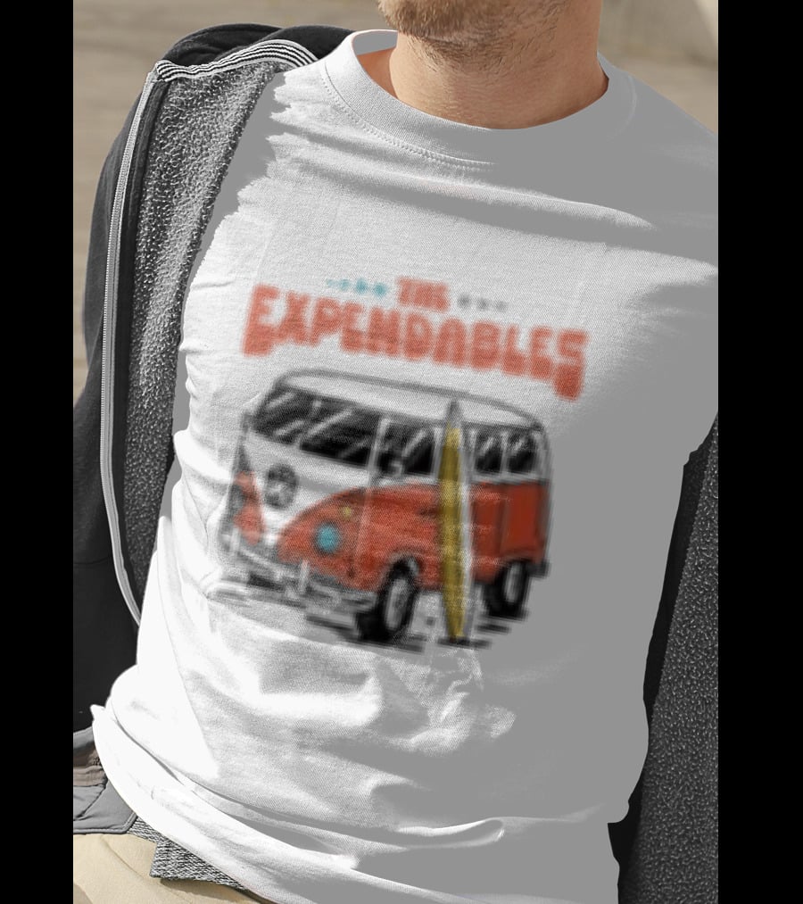 The Expendables Surfer Van Santa Cruz CA T-Shirt