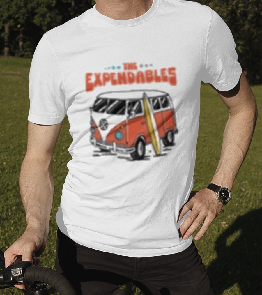 The Expendables Surfer Van Santa Cruz CA T-Shirt
