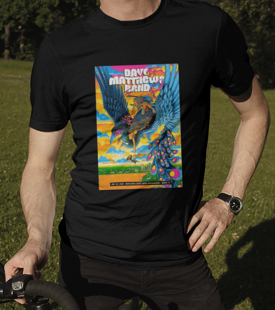 Dave Matthews Band May 26 2026 MidFlorida Credit Union Amphitheatre Tampa FL T-Shirt