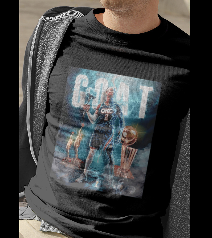 GOAT Shai Gilgeous Alexander OKC Thunder MVP And Awards T-Shirt