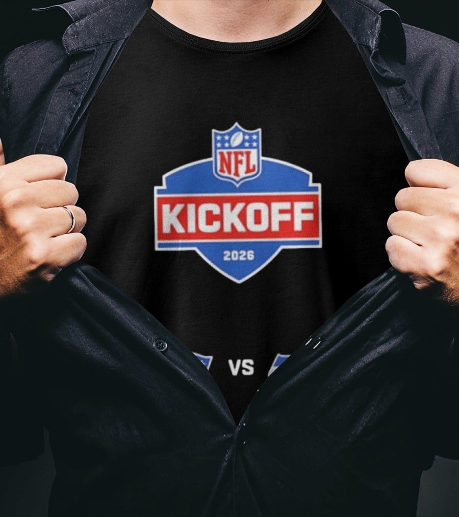 NFL Kickoff 2026 New England Patriots Vs Seattle Seahawks Matchup T-Shirt