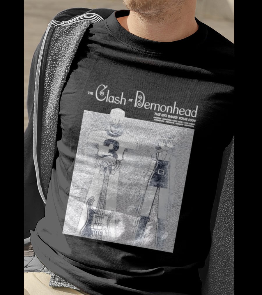 The Clash At Demonhead The Big Bang Tour 2006 Band Art Comic T-Shirt