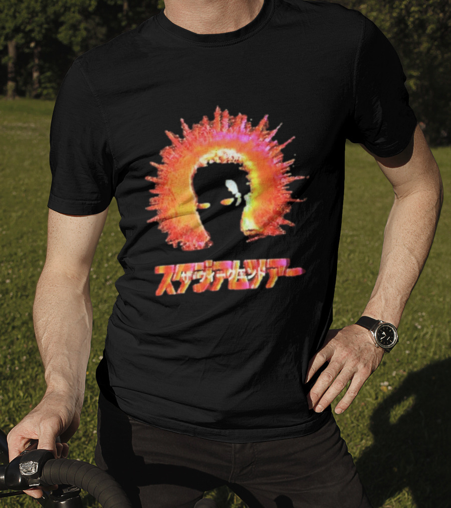 The Weeknd Japan Tour After Hours Til Dawn Flame Headburst T-Shirt