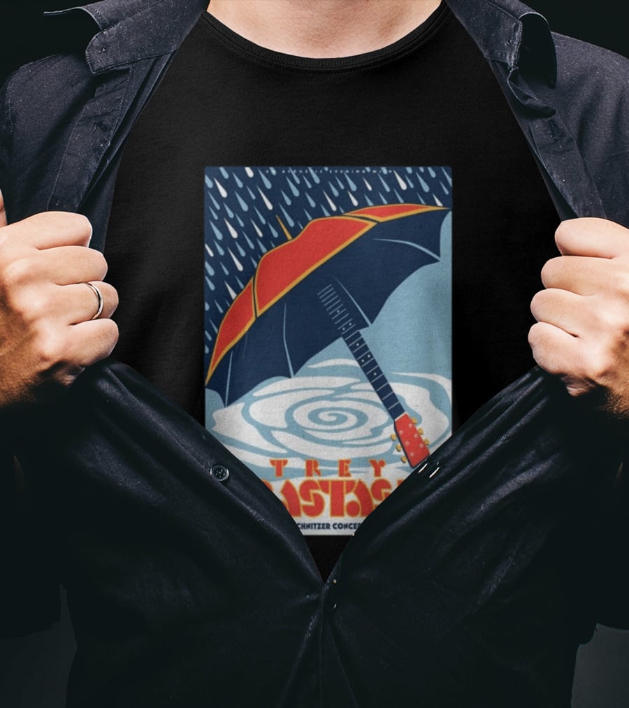 Trey Anastasio Arlene Schnitzer Concert Hall Portland OR May 26 2026 Umbrella Guitar T-Shirt