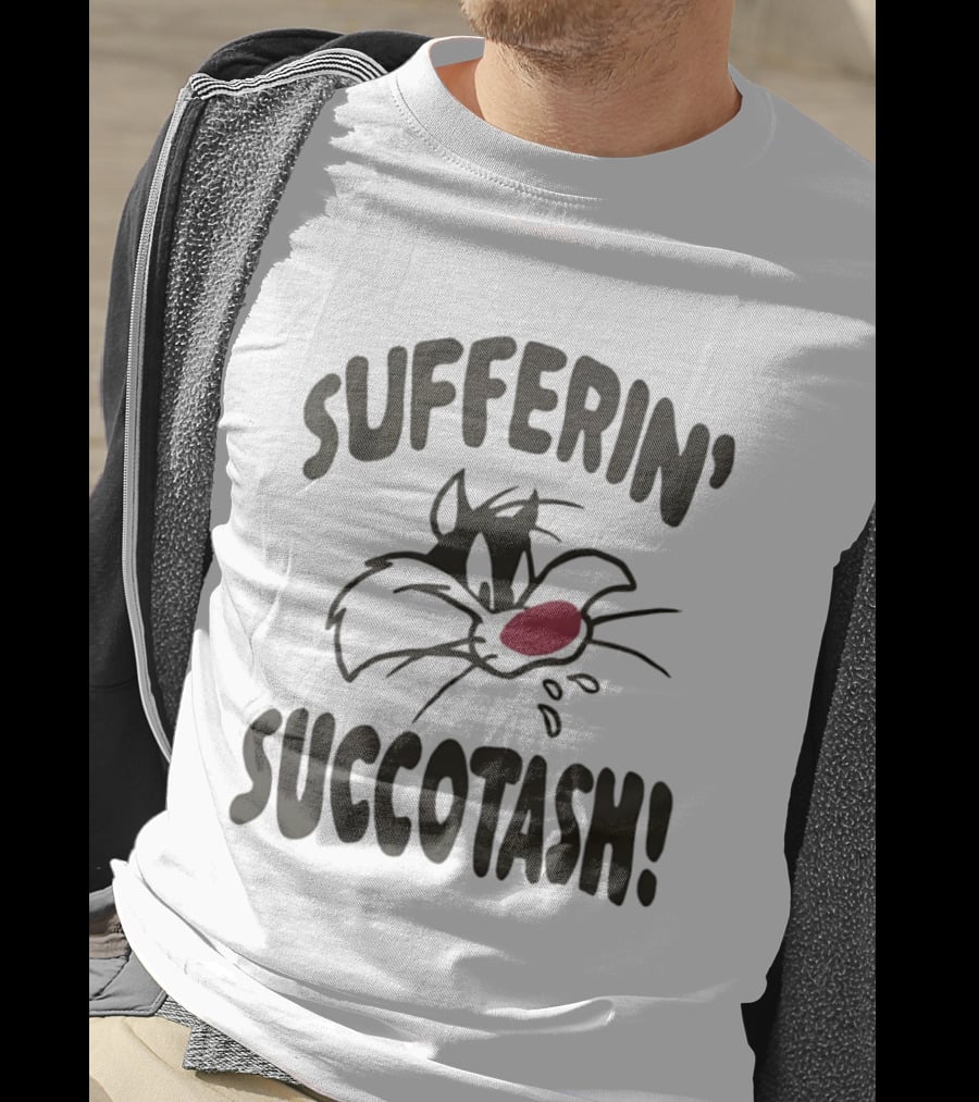 Looney Tunes Sylvester Sufferin' Succotash Catchphrase T-Shirt