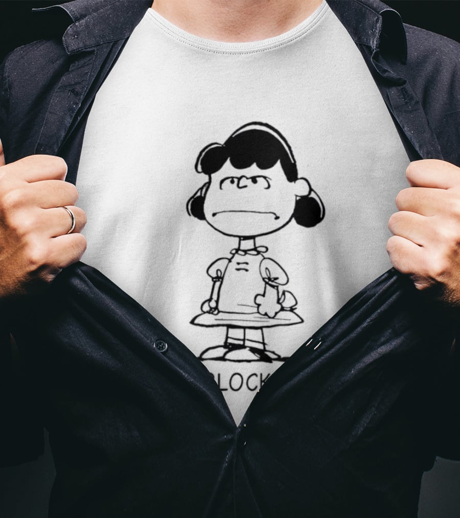 Lucy Peanuts You Blockhead Classic Comic T-Shirt