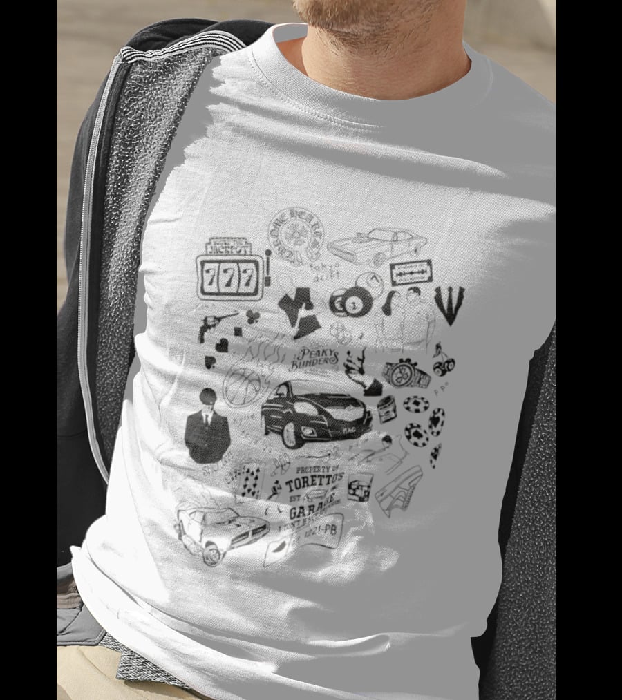 Property Of Toretto's Garage Tokyo Drift Racing Icons 777 PD 221 PB T-Shirt