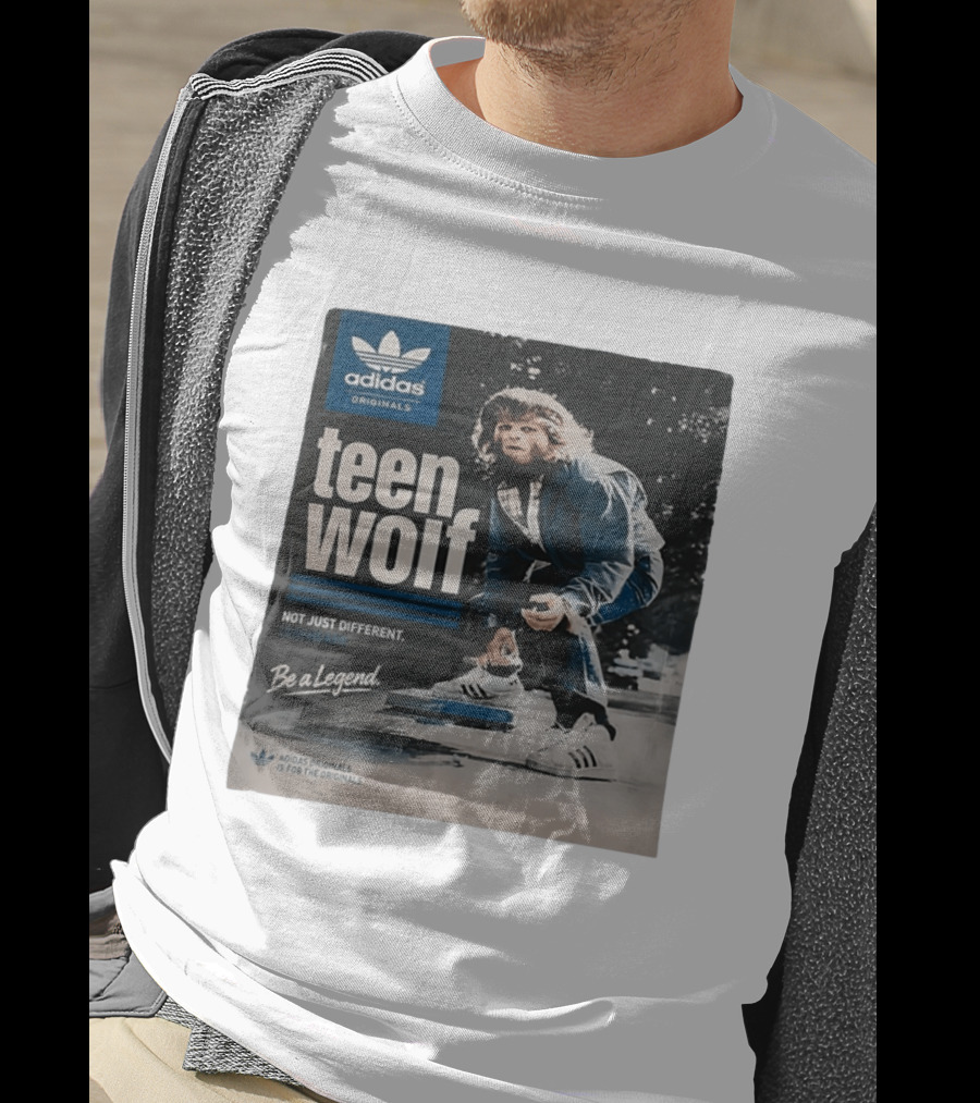 Adidas Originals Teen Wolf Be A Legend Not Just Different Legendary Skater T-Shirt