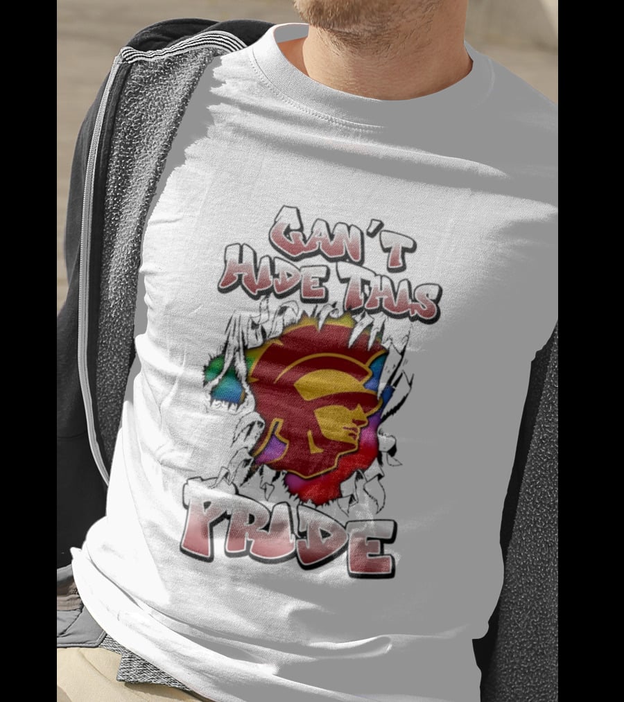 Texas Tech Red Raiders Can't Hide This Pride With USC Trojans Trojan T-Shirt