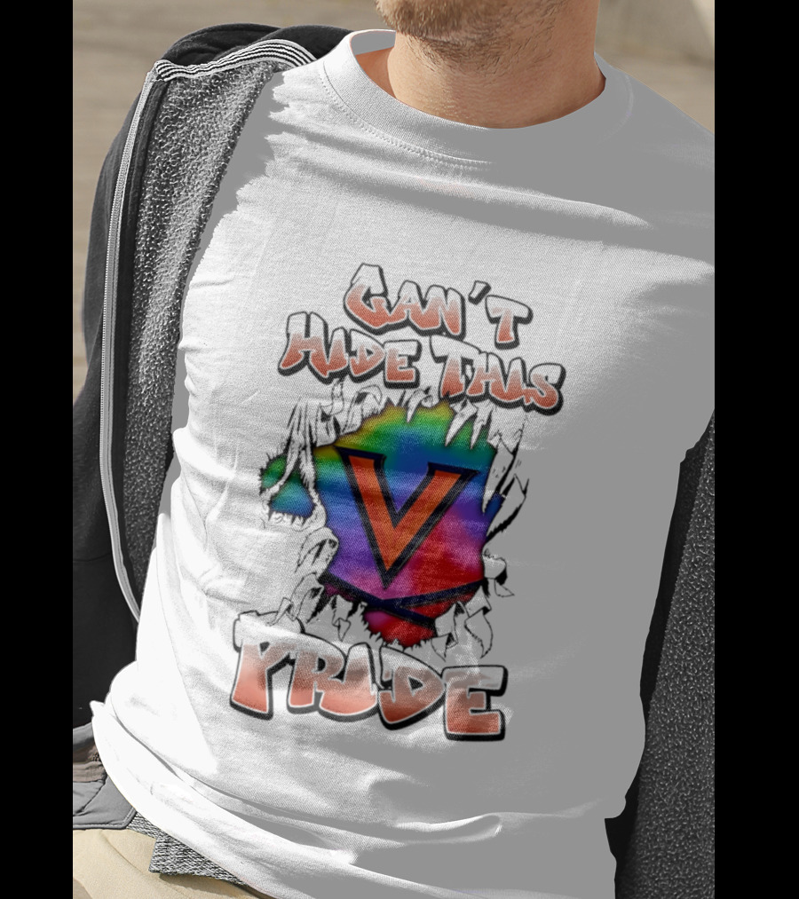 Virginia Cavaliers Can't Hide This Pride V T-Shirt