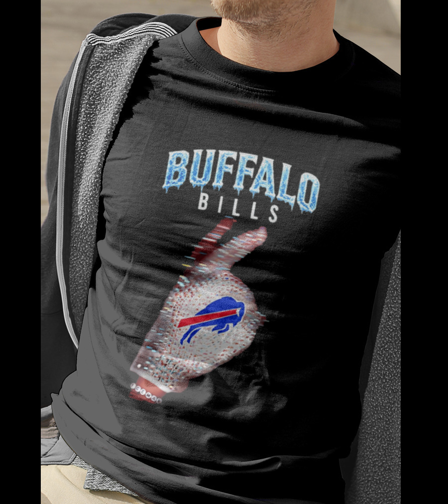 Buffalo Bills Iceman Glove Gesture 2026 T-Shirt