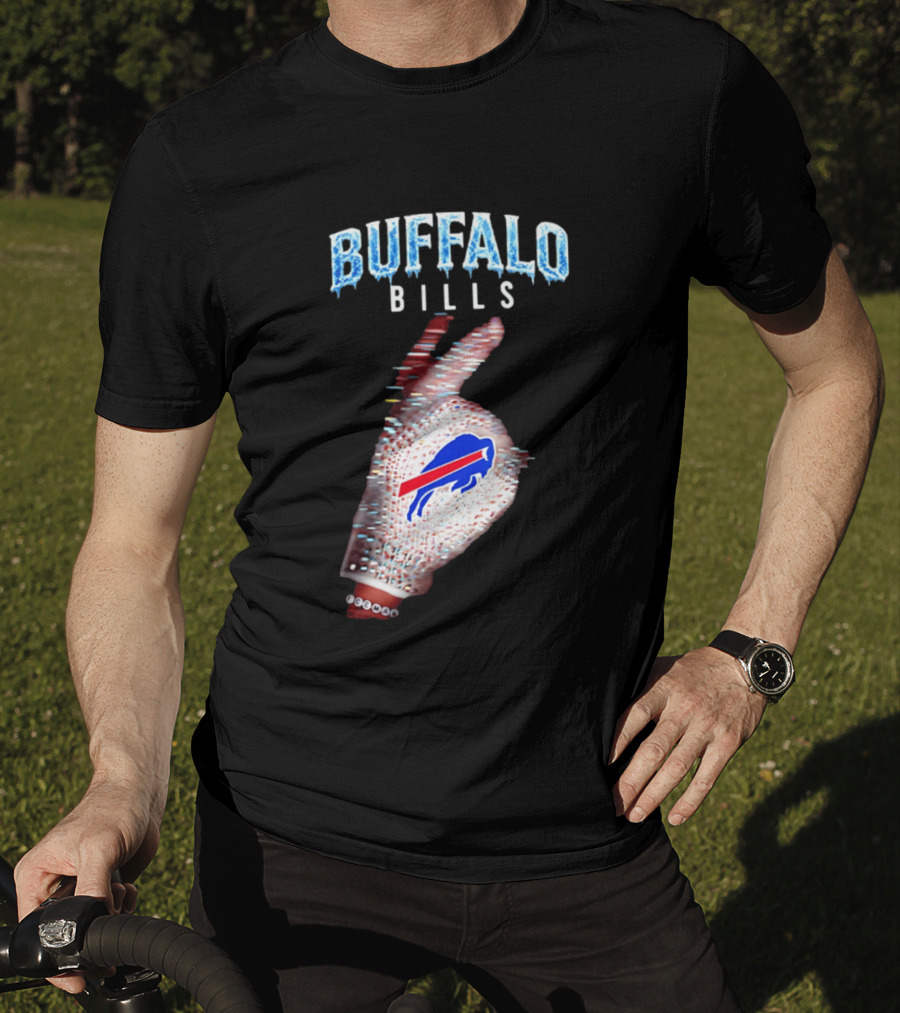 Buffalo Bills Iceman Glove Gesture 2026 T-Shirt
