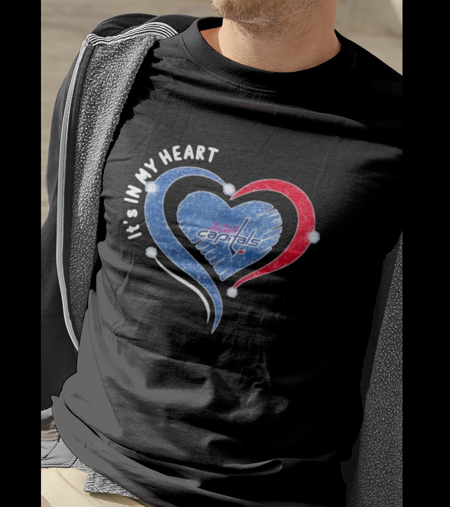 Washington Capitals It's In My Heart NHL 2026 Hockey T-Shirt