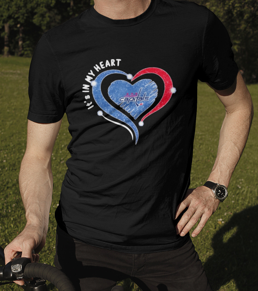 Washington Capitals It's In My Heart NHL 2026 Hockey T-Shirt