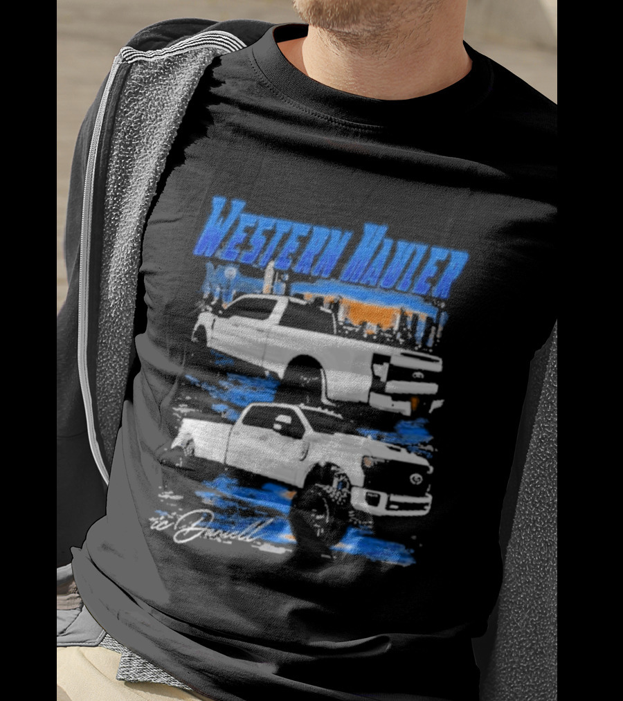 Icdaniell Ford F350 Dually Western Hauler Trucks T-Shirt
