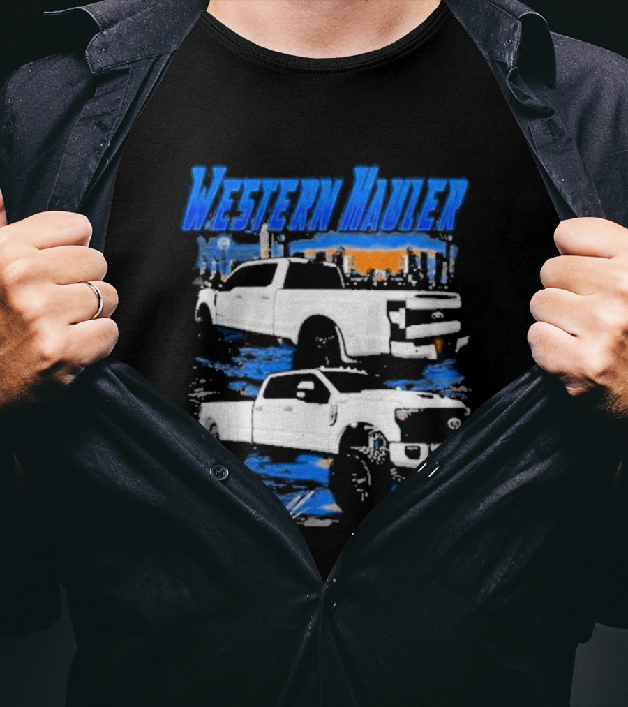 Icdaniell Ford F350 Dually Western Hauler Trucks T-Shirt