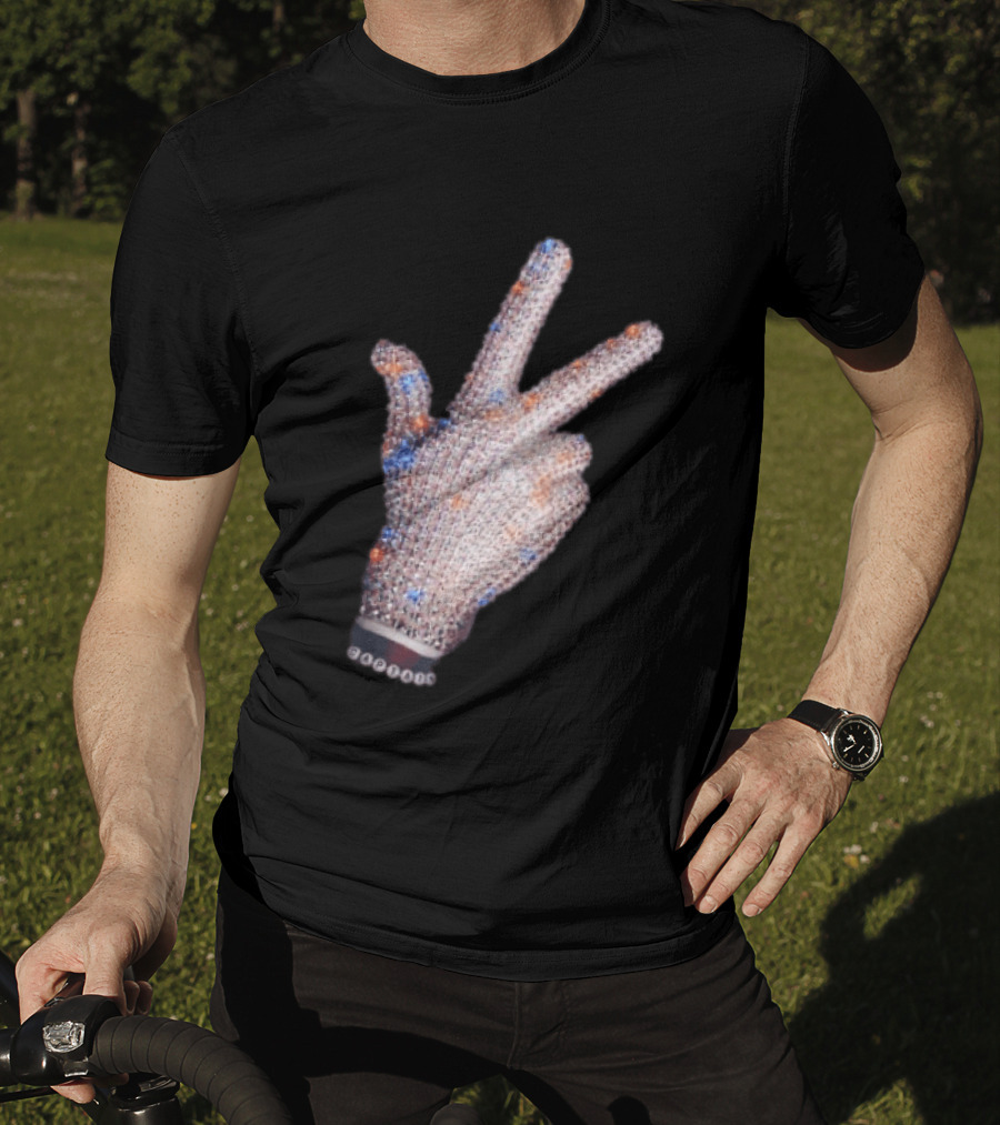 Jalen Brunson Captain New York Knicks Iceman Hand Crystal Glove Knicks T-Shirt