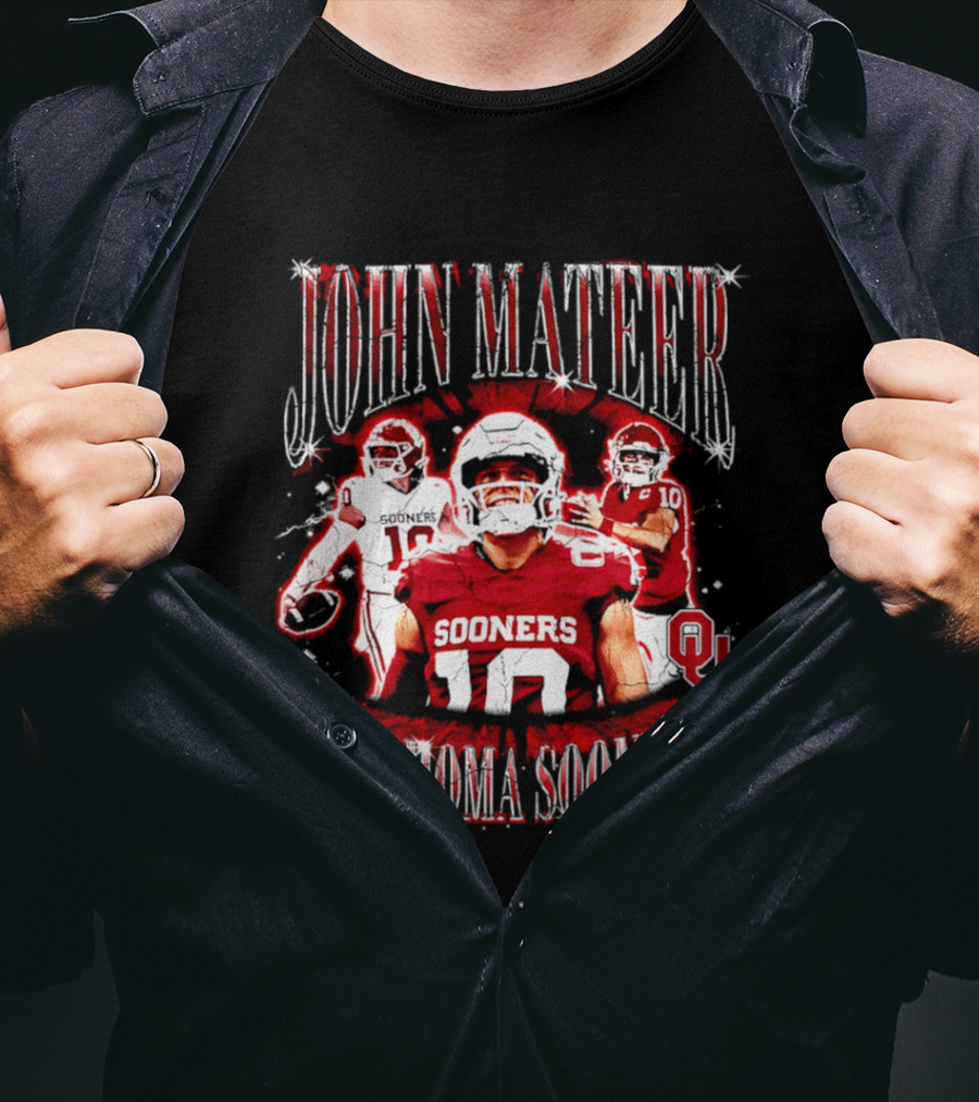 John Mateer Oklahoma Sooners Football The Year Of Mateer T-Shirt