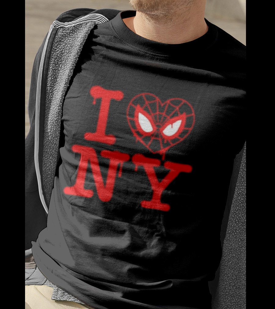 I Heart NY Spider Mask T-Shirt