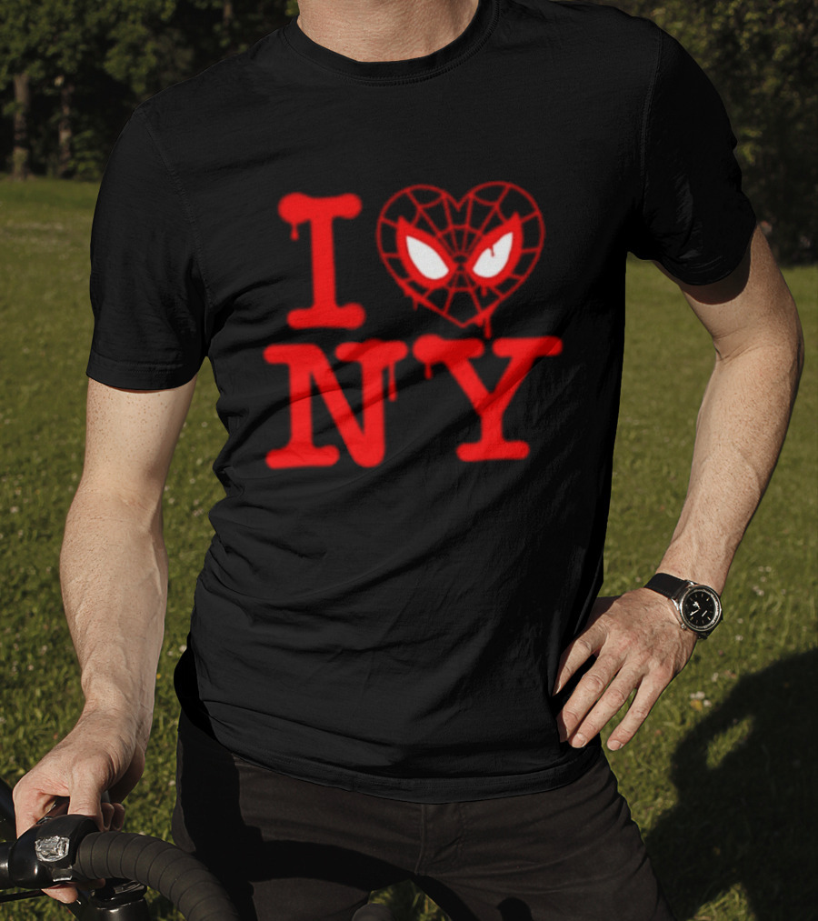 I Heart NY Spider Mask T-Shirt