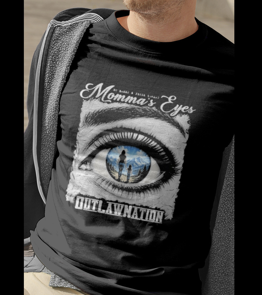 Momma's Eyes Outlaw Nation Country Scene T-Shirt