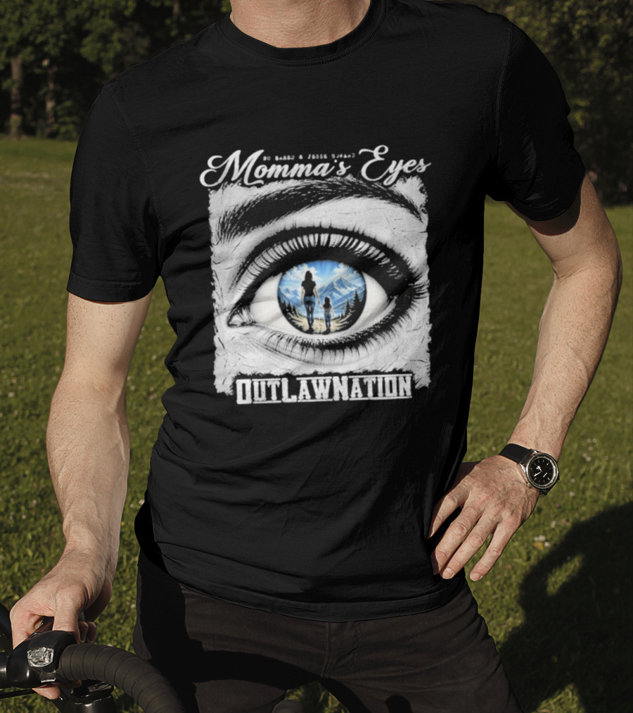 Momma's Eyes Outlaw Nation Country Scene T-Shirt