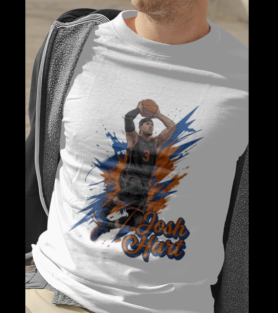 Josh Hart New York Knicks Basketball Number 3 T-Shirt