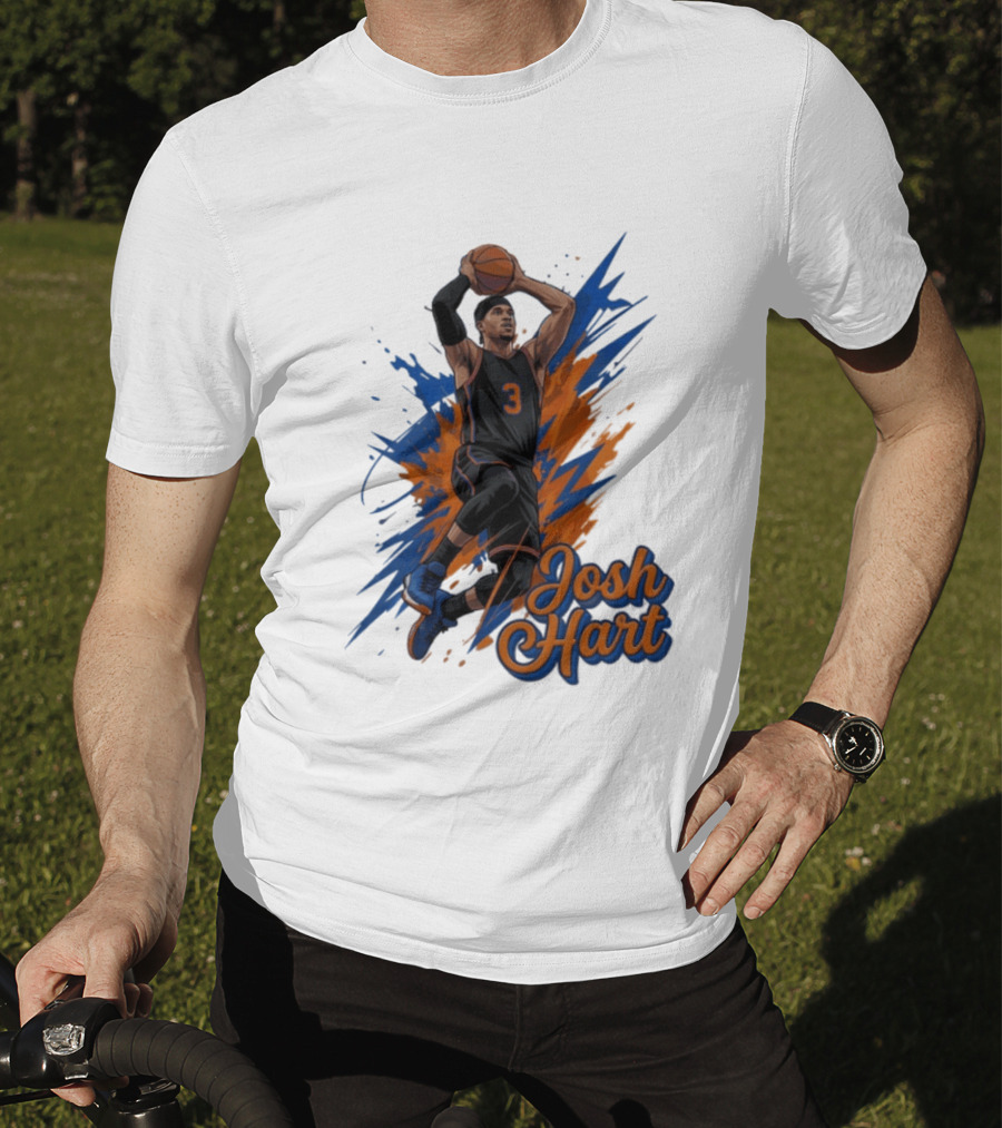 Josh Hart New York Knicks Basketball Number 3 T-Shirt