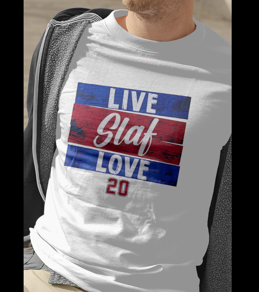Live Slaf Love 20 Juraj Slafkovsky Montreal Canadiens NHL T-Shirt