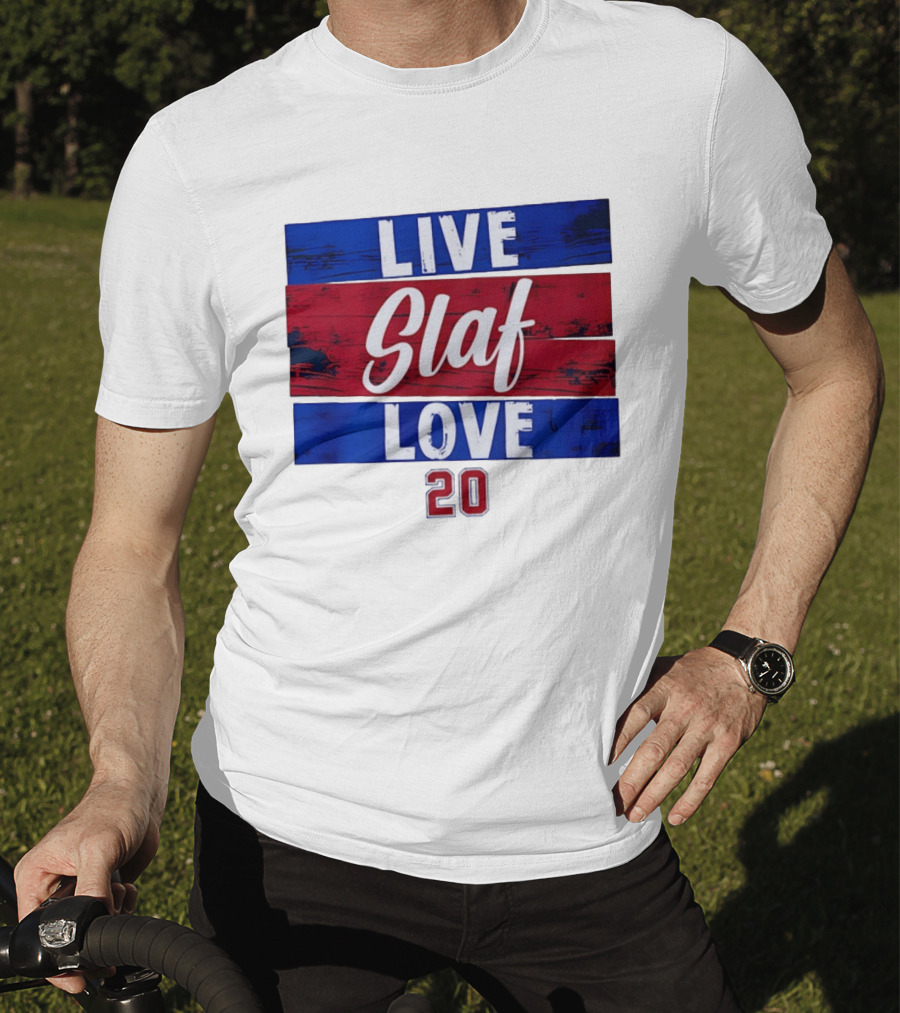 Live Slaf Love 20 Juraj Slafkovsky Montreal Canadiens NHL T-Shirt