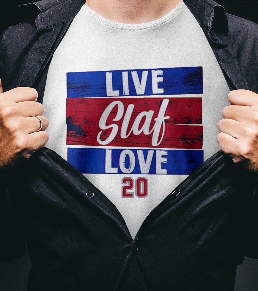 Live Slaf Love 20 Juraj Slafkovsky Montreal Canadiens NHL T-Shirt