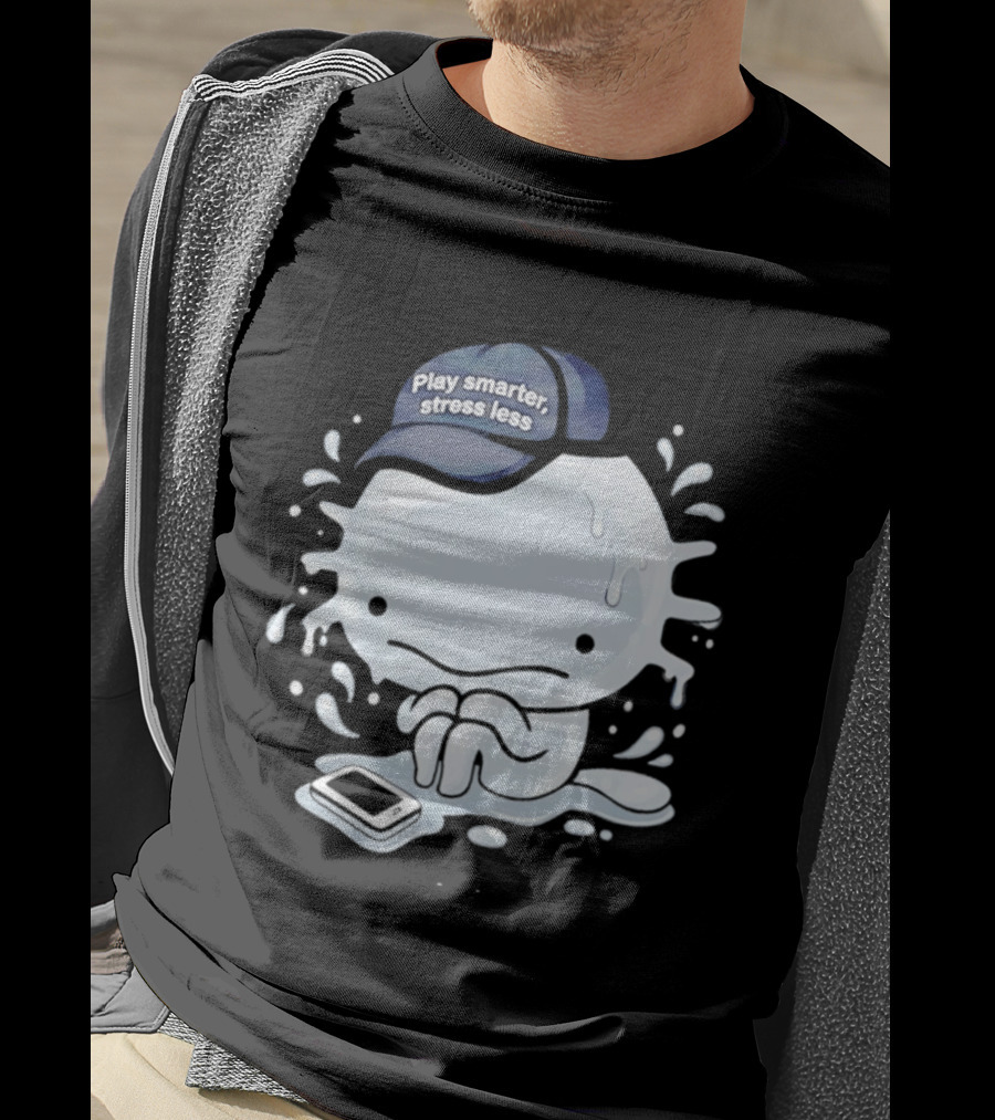 Axolotl Play Smarter Stress Less Hat And Phone T-Shirt