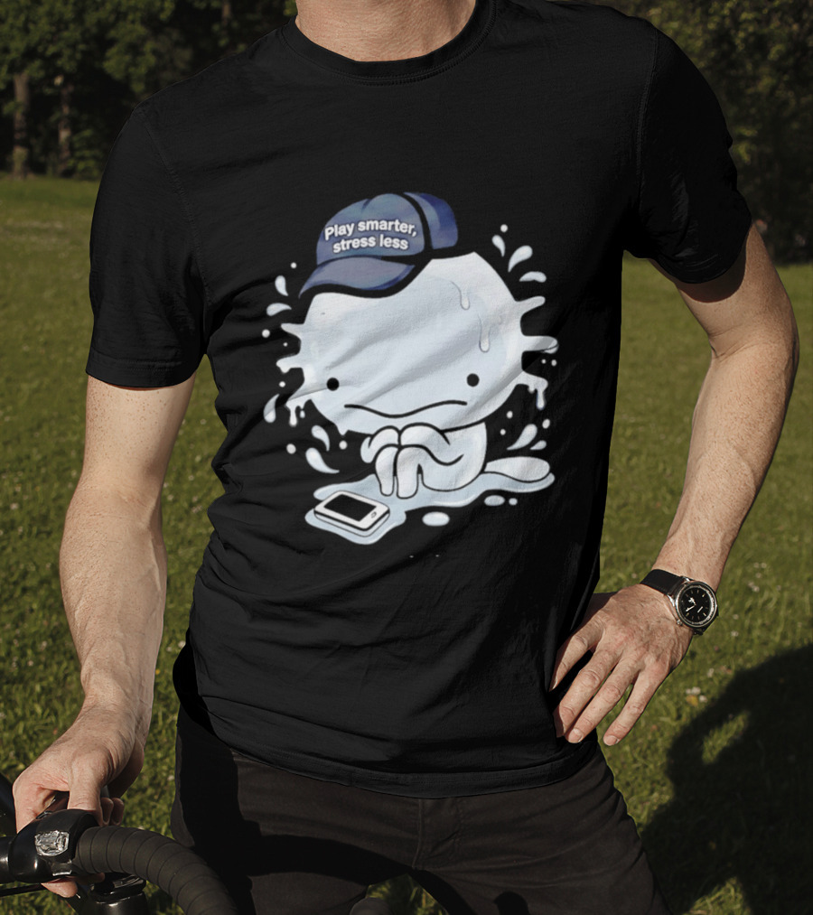 Axolotl Play Smarter Stress Less Hat And Phone T-Shirt