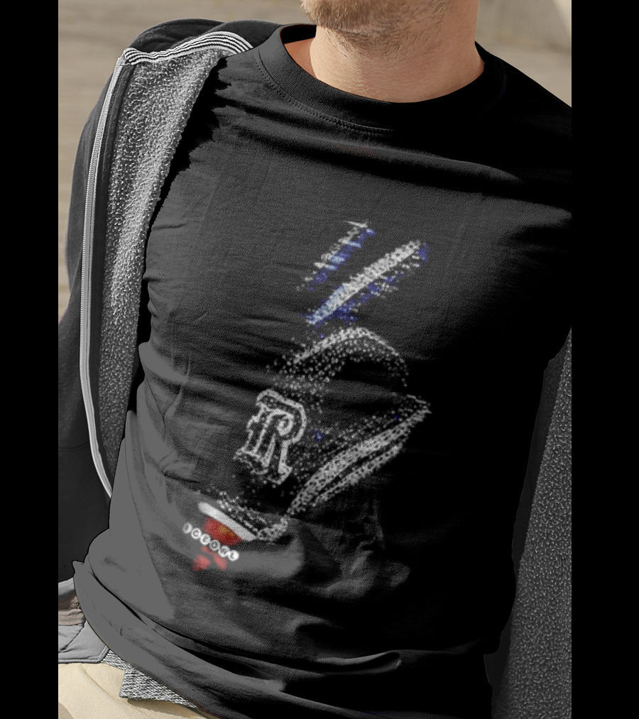 Drake Iceman Rice Owls Football Diamond Chain Hand Gesture T-Shirt