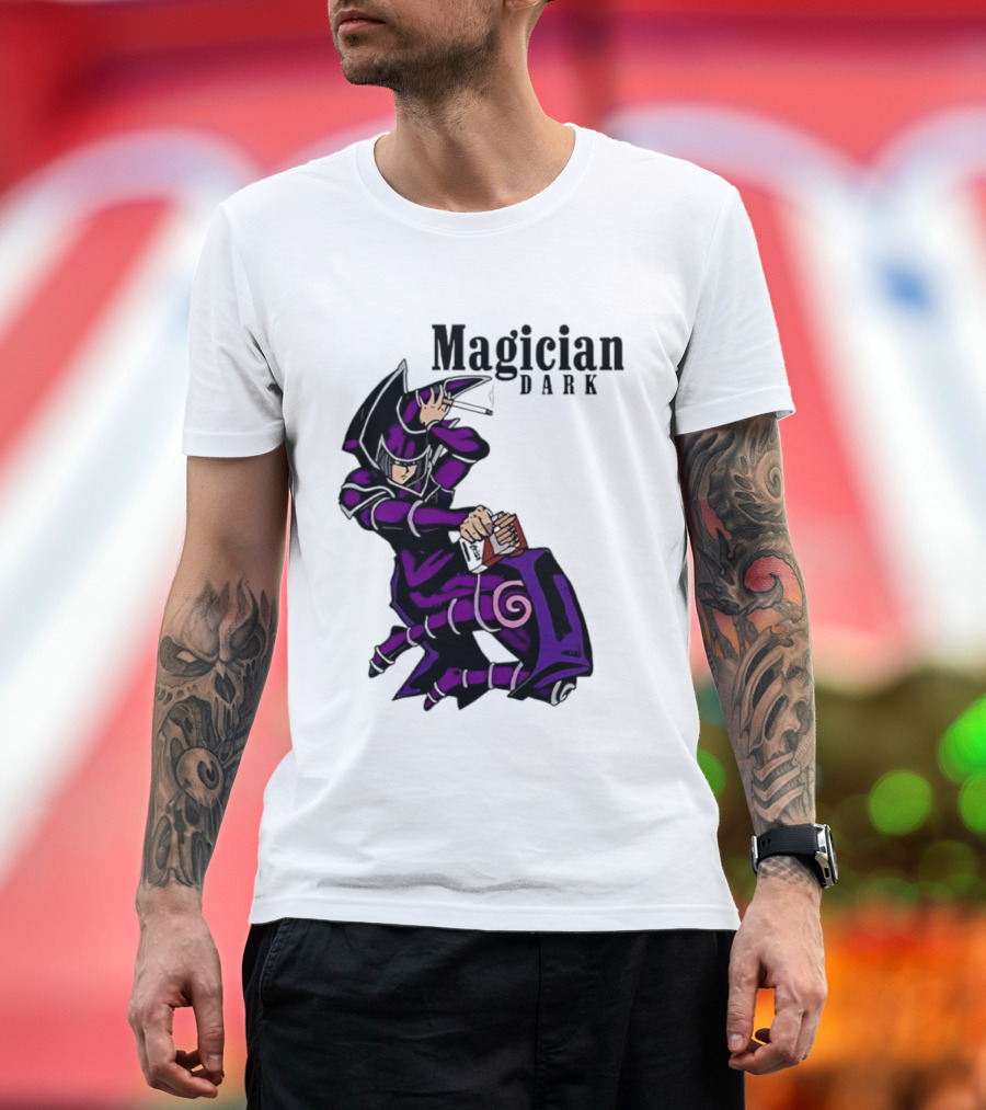 Magician Dark Yu Gi Oh Smoking T-Shirt